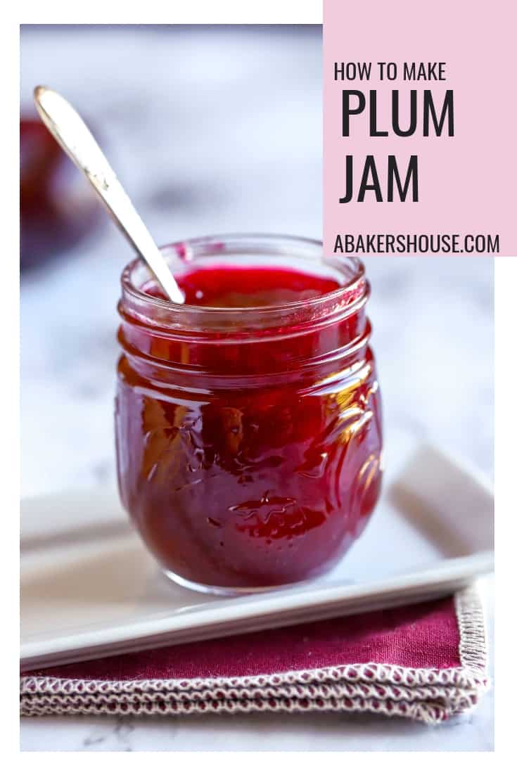 Easy Plum Jam Recipe | A Baker's House