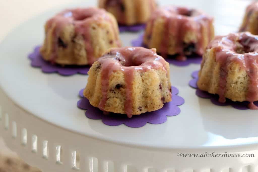 Mini Cherry Bundt Cakes