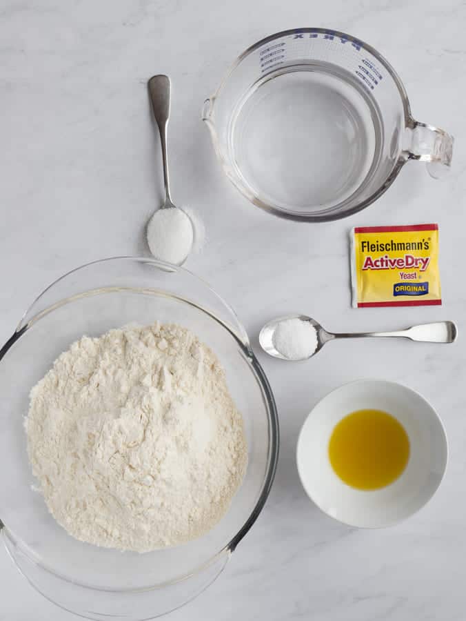 calzone ingredients flour yeast salt