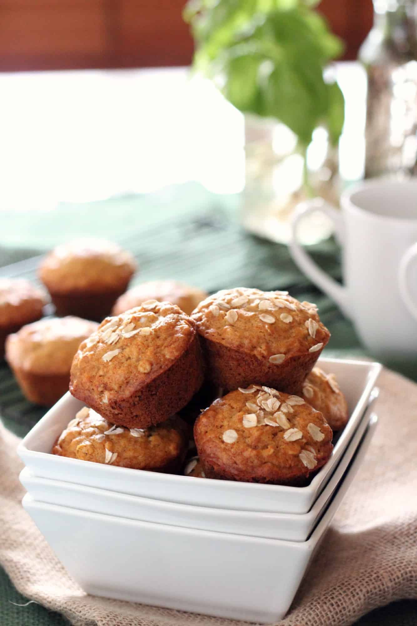 Honey-Oatmeal Muffins with #BreadBakers | A Baker's House
