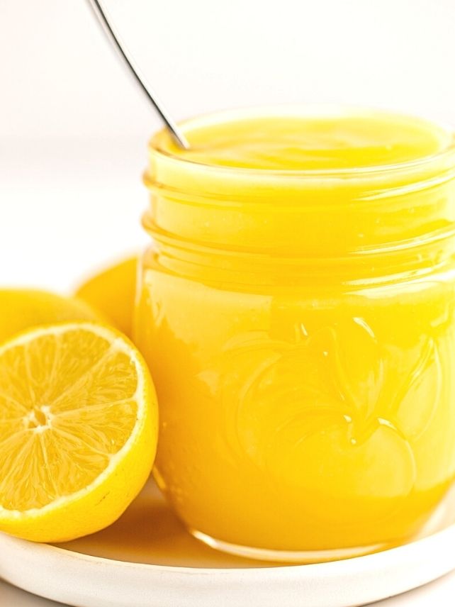 Mason Jar Microwave Lemon Curd