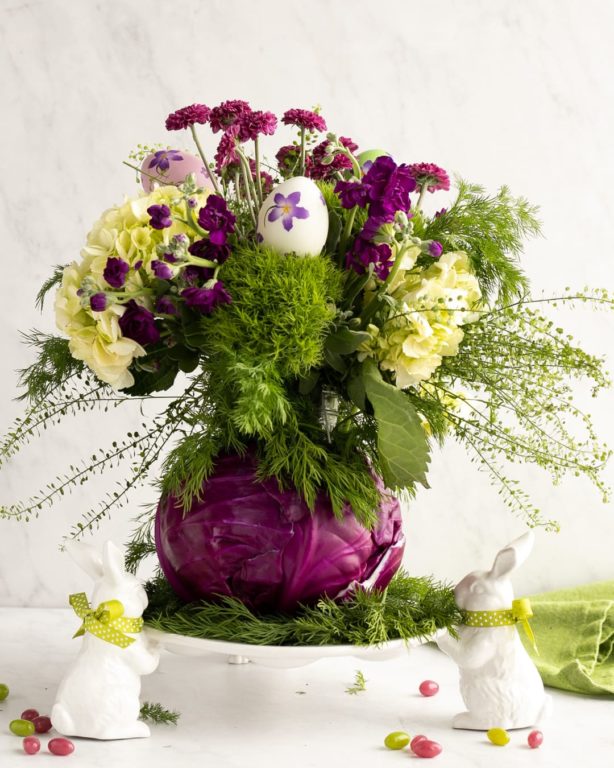 Cabbage Flower Arrangement | A Baker's House